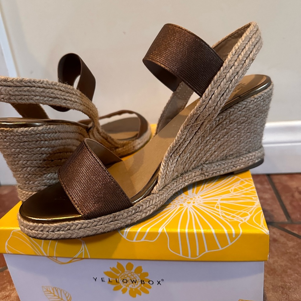 Yellowbox espadrille wedge sandals